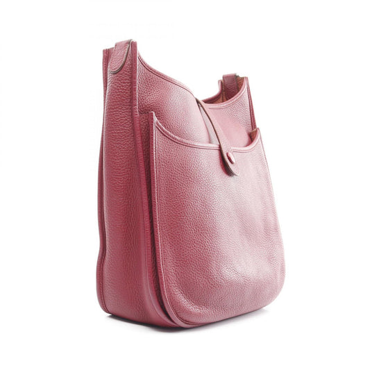 Hermes Evelyne 3 GM Ruby Shoulder Bag