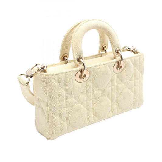 Dior Lady D-Joy Medium Cannage Handbag Yellow