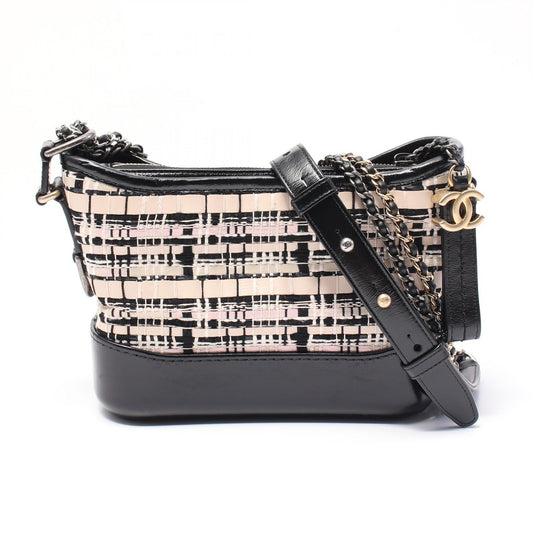 Chanel Gabrielle Small Hobo Bag Fabric Leather
