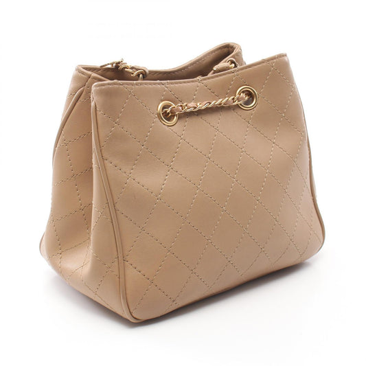 Chanel Leather Matelasse Shoulder Bag AS0829