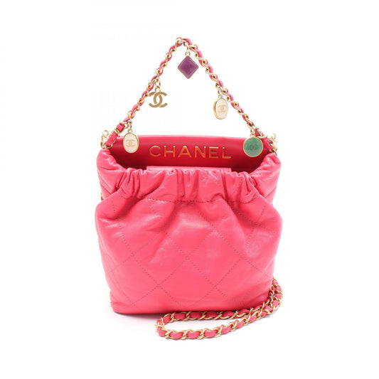 Chanel Leather Matelasse Shoulder Bag AS3793