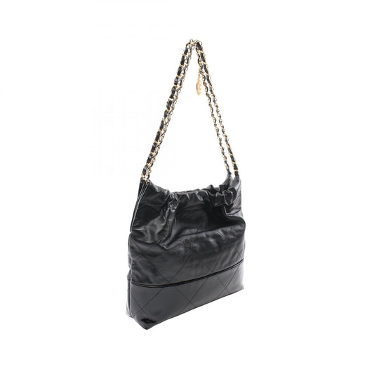 Chanel Matelasse 22 Small Shoulder Bag Black