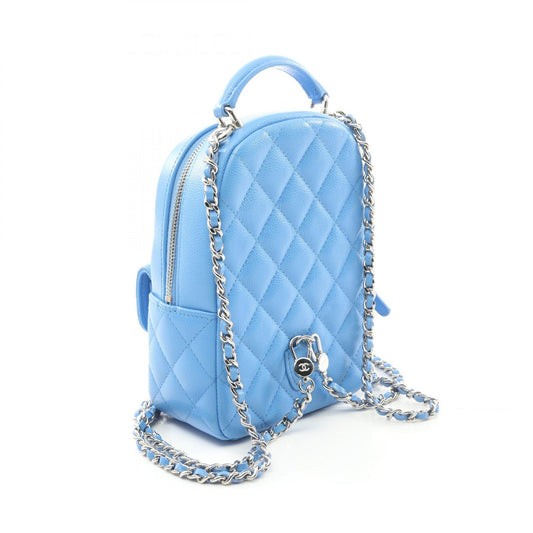 Chanel Matelasse Leather Backpack Blue