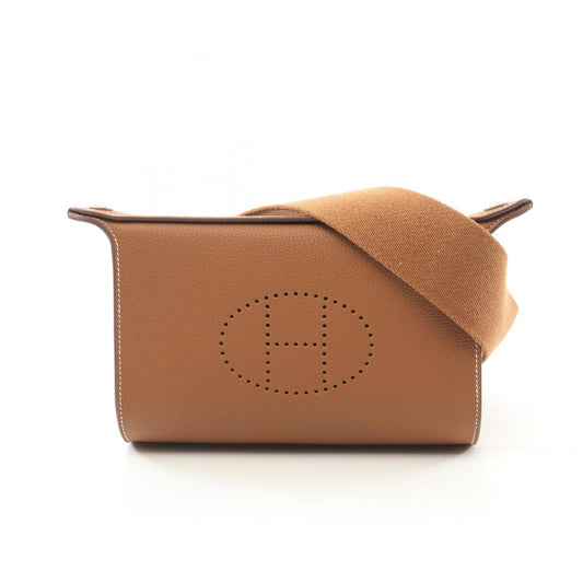 Hermes Togo Shoulder Bag Brown