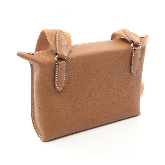 Hermes Togo Shoulder Bag Brown