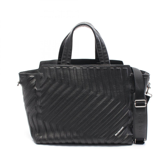 Balenciaga Leather CAR EAST-WEST Tote Bag