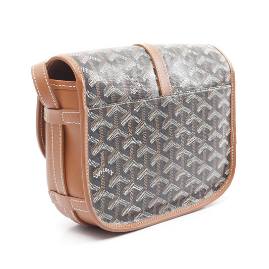 Goyard Belvedere PM Shoulder Bag PVC Canvas Leather