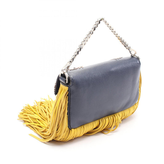 Fendi Leather Micro Bucket Shoulder Bag 8M0354