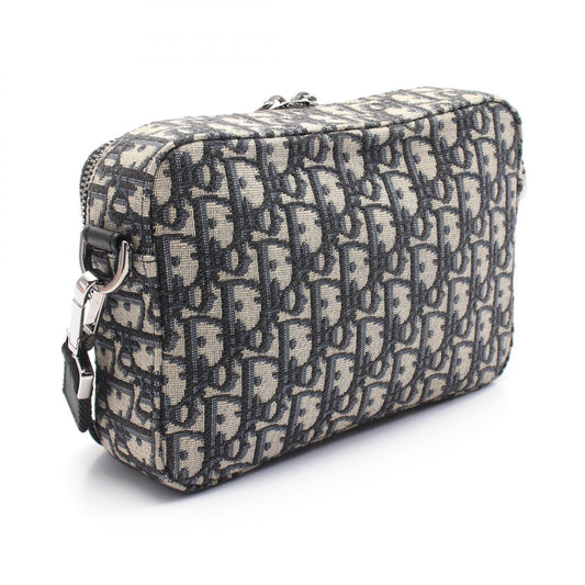 Dior Oblique Canvas Leather Shoulder Bag