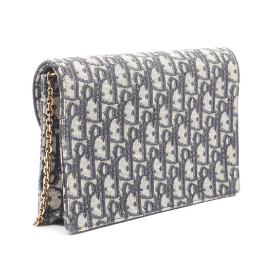 Dior Saddle Canvas Leather Shoulder Bag