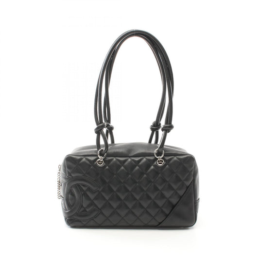 Chanel Cambon Line Leather Bowling Shoulder Bag