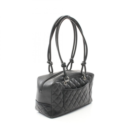 Chanel Cambon Line Leather Bowling Shoulder Bag