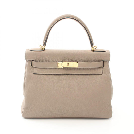 Hermes Kelly 28 Togo Handbag Beige