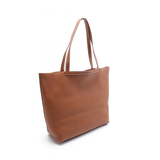 Hermes Taurillon Clemence Leather Cabas Elan 46 Tote