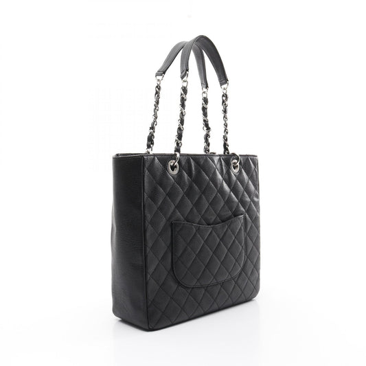 Chanel Matelasse Leather Tote Bag Black