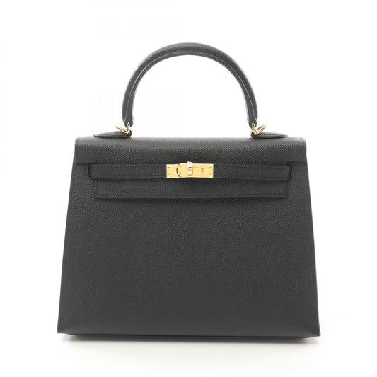 Hermes Kelly 25 Handbag Black