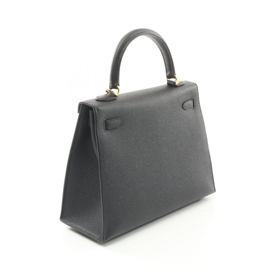 Hermes Kelly 25 Handbag Black