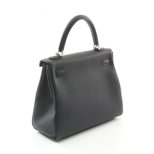 Hermes Kelly 25 Togo Handbag Black
