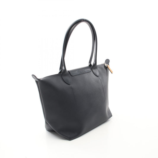 Longchamp Le Pliage City Canvas Leather Tote Bag