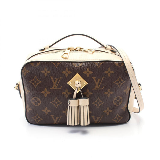 Louis Vuitton Monogram Cream Santonge Shoulder Bag M43559
