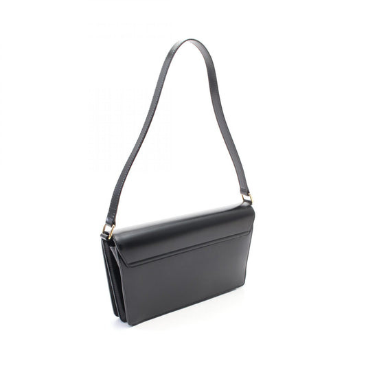 Celine Leather Trapeze Triomphe Shoulder Bag