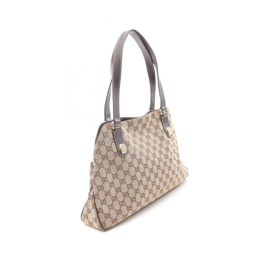Gucci GG Canvas Leather Shoulder Bag