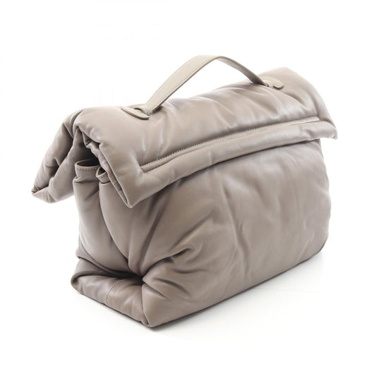 Celine Leather Pillow Handbag Beige