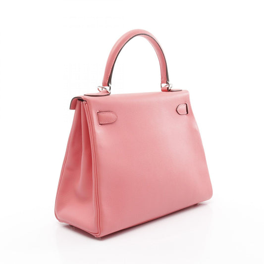 Hermes Kelly 28 Verso Handbag Pink/Red
