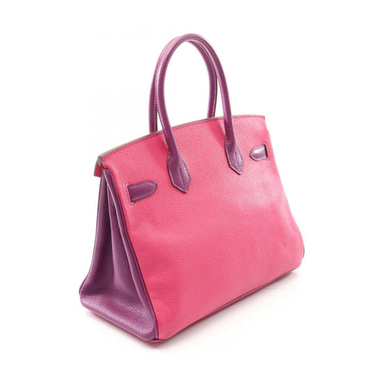 Hermes Birkin 30 Rose Shocking Anemone Handbag