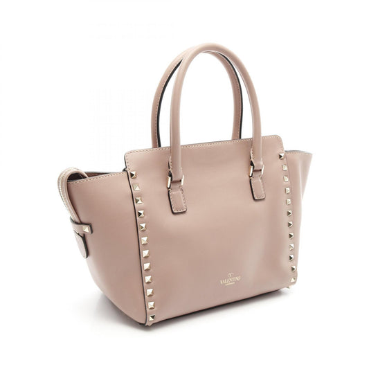 Valentino Rockstud Leather Handbag Pink