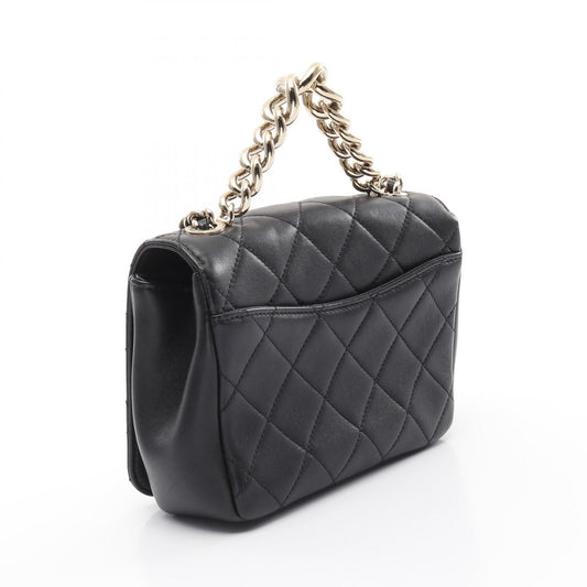 Chanel Lambskin Matelasse Studs Shoulder Bag