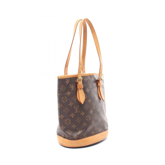 Louis Vuitton Monogram Bucket PM Handbag M42238