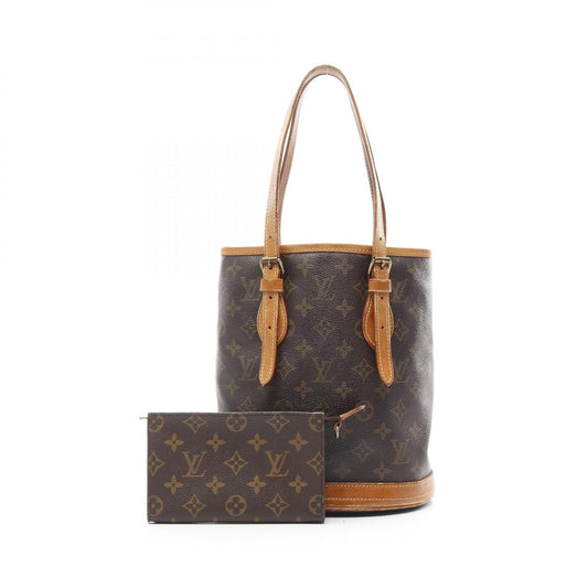Louis Vuitton Monogram Bucket PM Handbag M42238