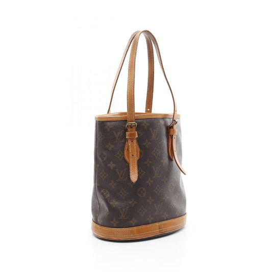 Louis Vuitton Monogram Bucket PM Handbag M42238