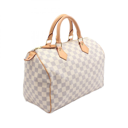 Louis Vuitton Speedy 30 Handbag Damier Azur N41533