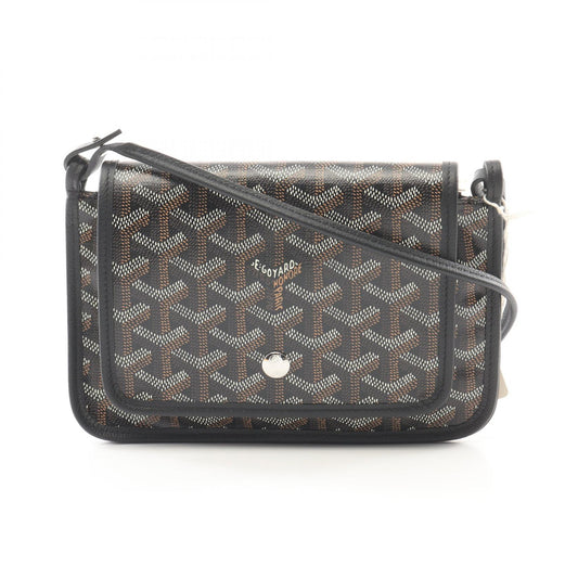 Goyard Plume PVC Canvas Leather Shoulder Bag