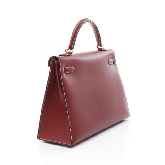 Hermes Kelly 32 Rouge Ash Handbag