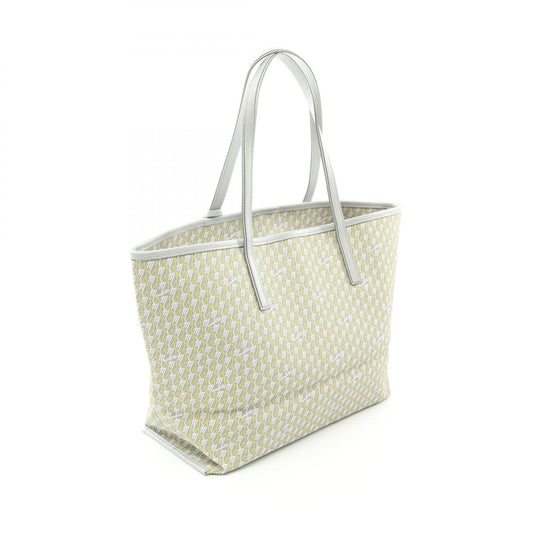 MORABITO Autograph MM Tote Bag PVC Canvas Leather