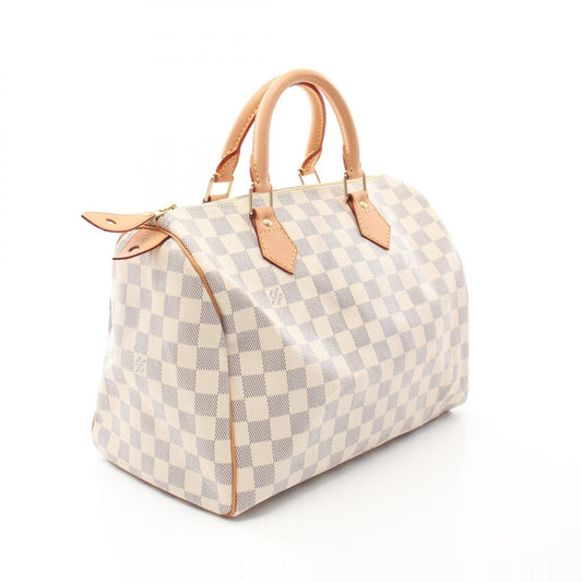 Louis Vuitton Speedy 30 Handbag PVC Leather