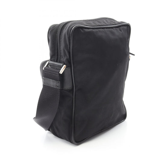 Prada Nylon Saffiano Leather Shoulder Bag