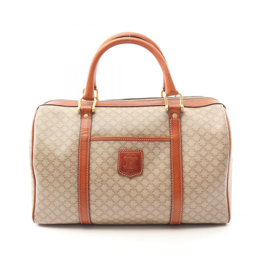 Celine Macadam Boston Bag PVC Coated Canvas Leather