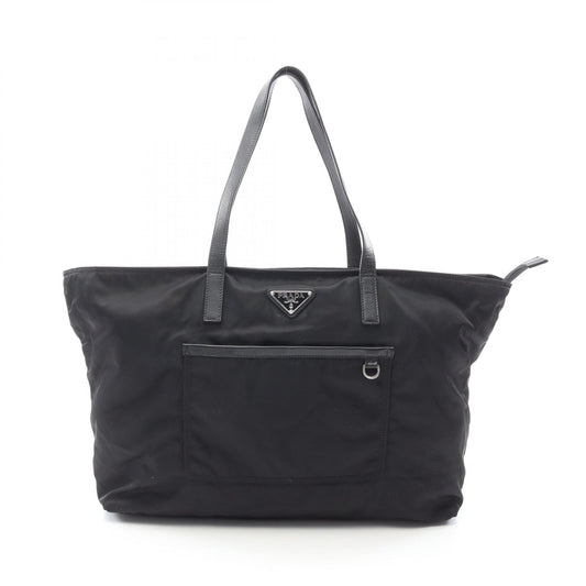 Prada Nylon Saffiano Leather VELA Tote Bag