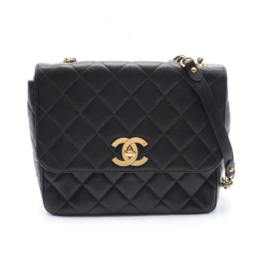 Chanel Leather Single Flap Shoulder Bag