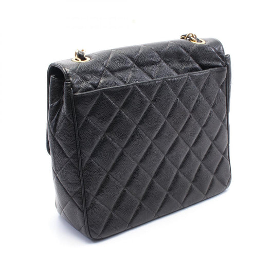 Chanel Leather Single Flap Shoulder Bag