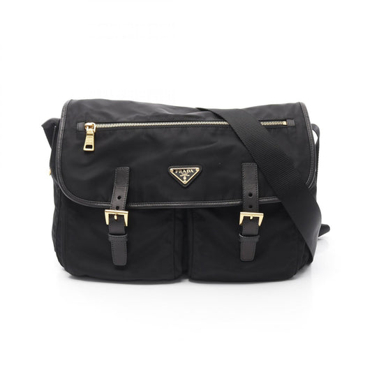 Prada Nylon Saffiano Leather Shoulder Bag BT0687