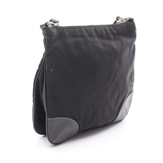Prada Nylon Leather Shoulder Bag