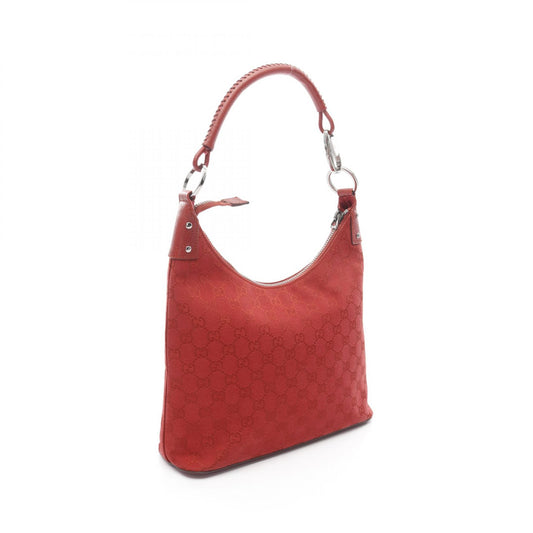 Gucci GG Canvas Leather Shoulder Bag