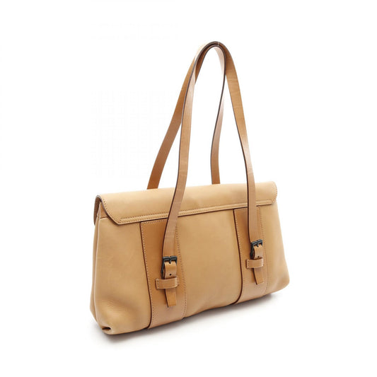 Gucci Leather Shoulder Bag Brown 101287