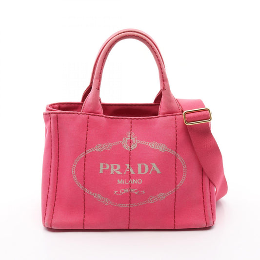 Prada Canapa Canvas Tote Bag 1BG439