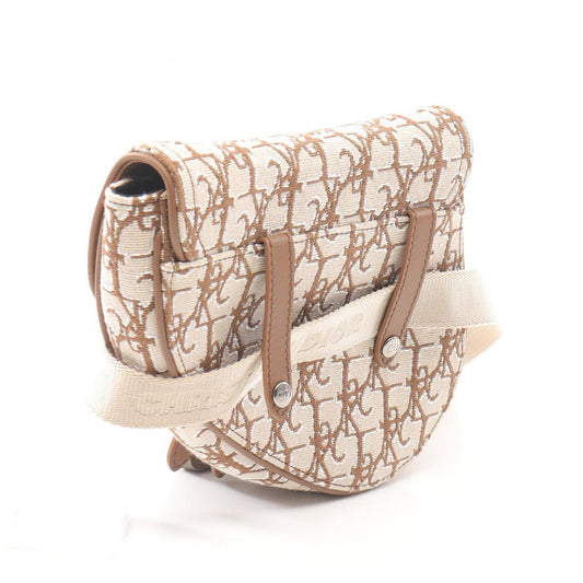 Dior Canvas Leather Mini Saddle Waist Bag